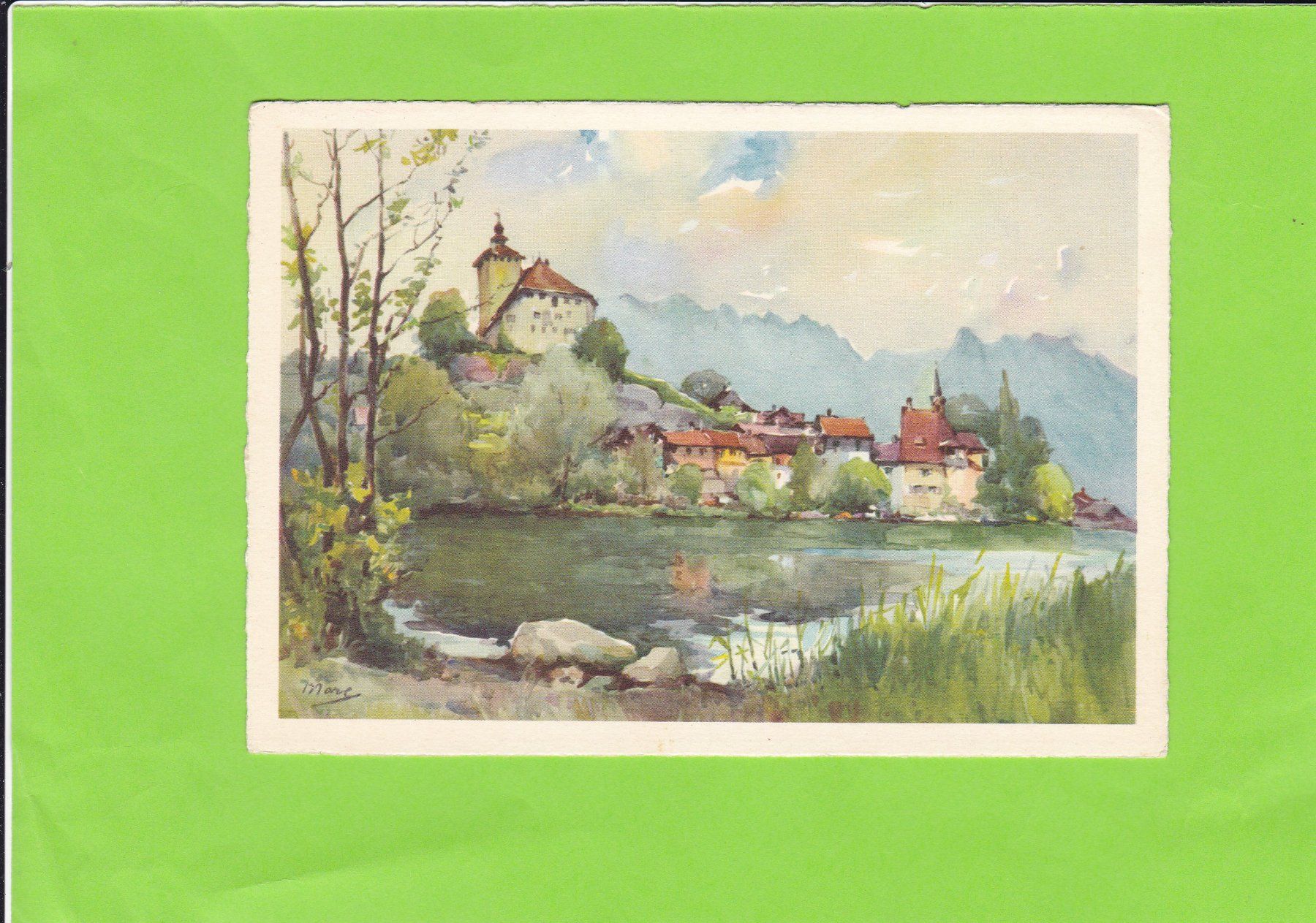 Cartoline postali: Werdenberg SG – Usato da St. Peterzell venduto da neckertal