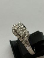 Ring Weissgold / Diamanten 18 Karat