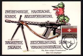 Maximumkarte Militärversicherung