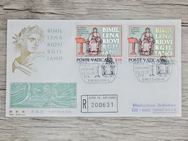 CL05 Enveloppe + Timbre Poste Vaticane 1981
