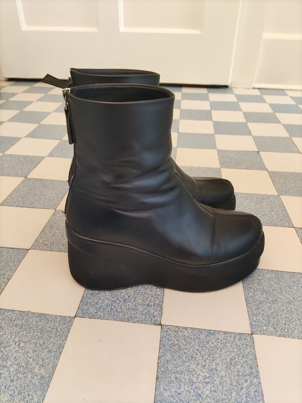 Scarpe da donna: Platform Lederstiefel – Usato da Neuchâtel venduto da plazzzzma 3