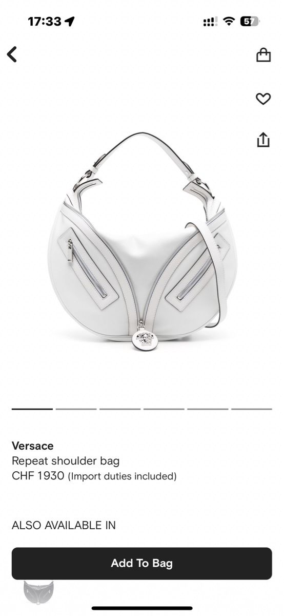 Versace Sacs femmes: Versace Tasche Neu mit Box – Neuf avec emballage d'origine à Lachen SZ par HelvetiaLuxury 5