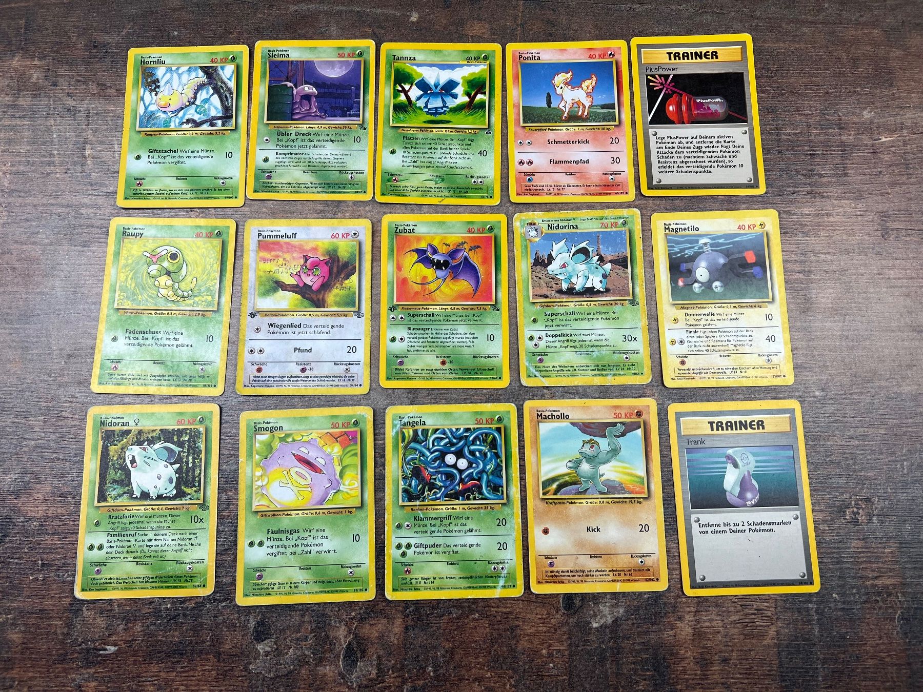 Pokémon Sammelbilder & Trading cards: 30 Alte Pokemon WOTC Karten Fossil Base Set Bundle sammlung – Gebraucht aus Hallau von R.R.91 2