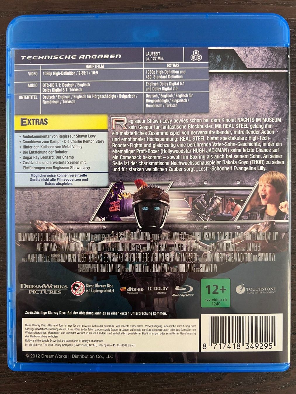 Tutti i DVDs: Real Steel – Usato da Zürich venduto da Blu-ray_ZH 1