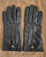 Elegante Damen-Lederhandschuhe von Lucrin, dunkelbraun, Gr.8