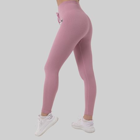 Sport Leggings Damen High Waist Yoga Bohnen Paste L YAKWARY
