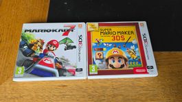 Nintendo 3DS -Super Mario Makers 3d + Mario Kart 7