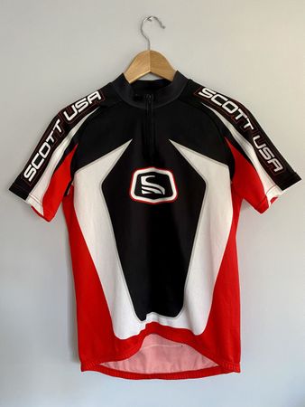 SCOTT USA Velotrikot, schwarz/rot/weiss