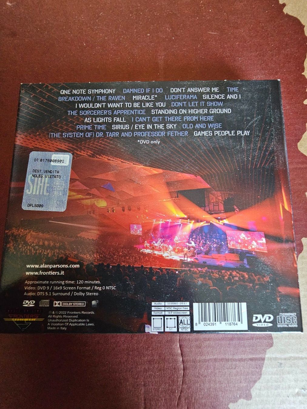 CDs: 2 CD & DVD - Alan Parsons – One Note Symphony (Live...) – Gebraucht aus Biberist von Foolio0 1