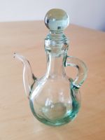 Karaffe Glas mit Zapfen und Henkel