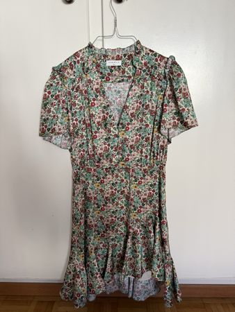 Robe sandro à fleur 