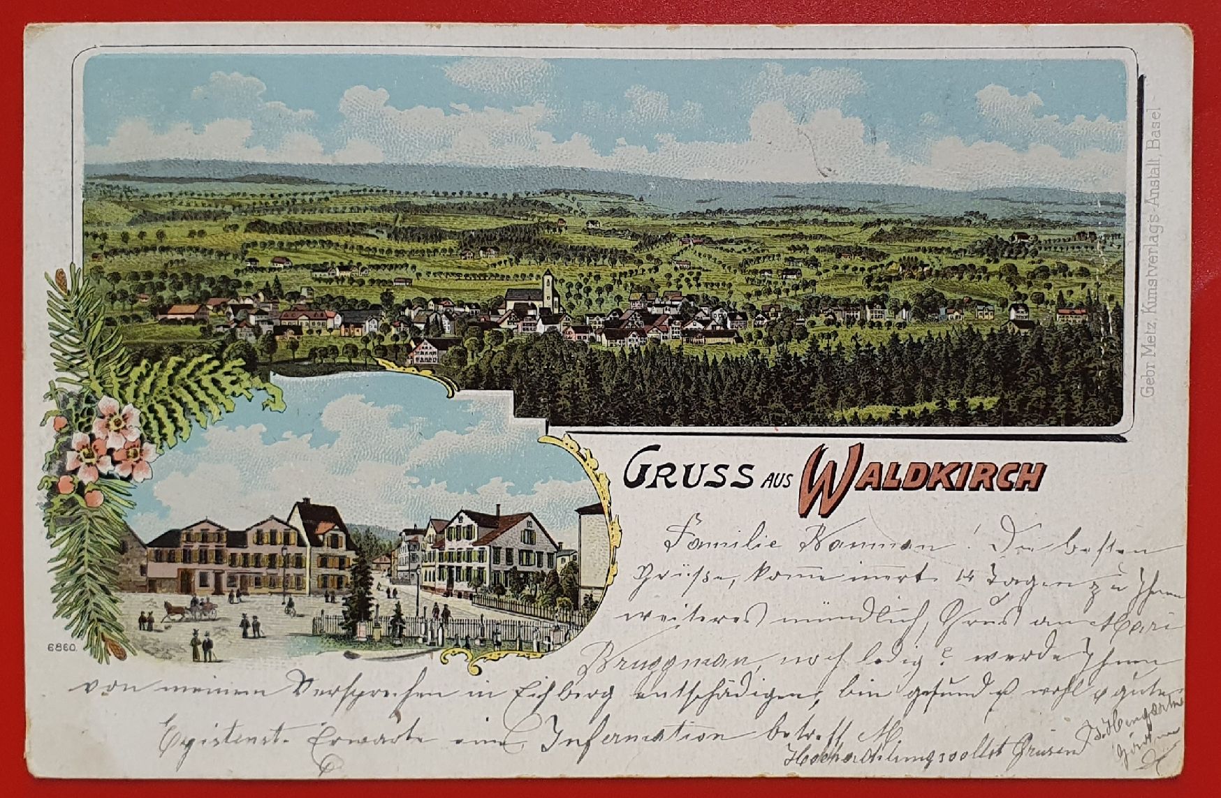 Ansichtskarten: Gruss aus Waldkirch 1902 – Gebraucht aus Kreuzlingen von Rschweiz1