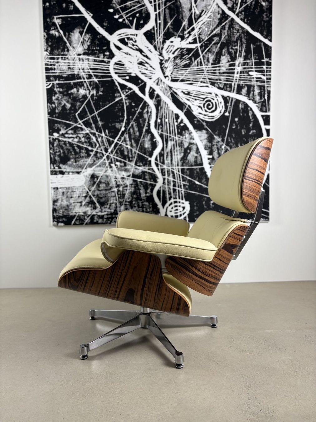 Poltrone: Designer Lounge Sessel und Ottoman, Echtes Leder – Nuovo e nell'imballaggio originale da Münchenstein venduto da AndreHaus 2