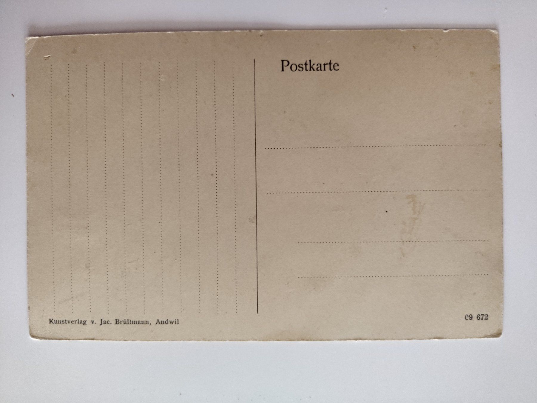 Cartoline postali: Schulhaus Zelg-Wolfhalden, ca. 1930 – Usato da Ohmstal venduto da Lebensfreude05 1