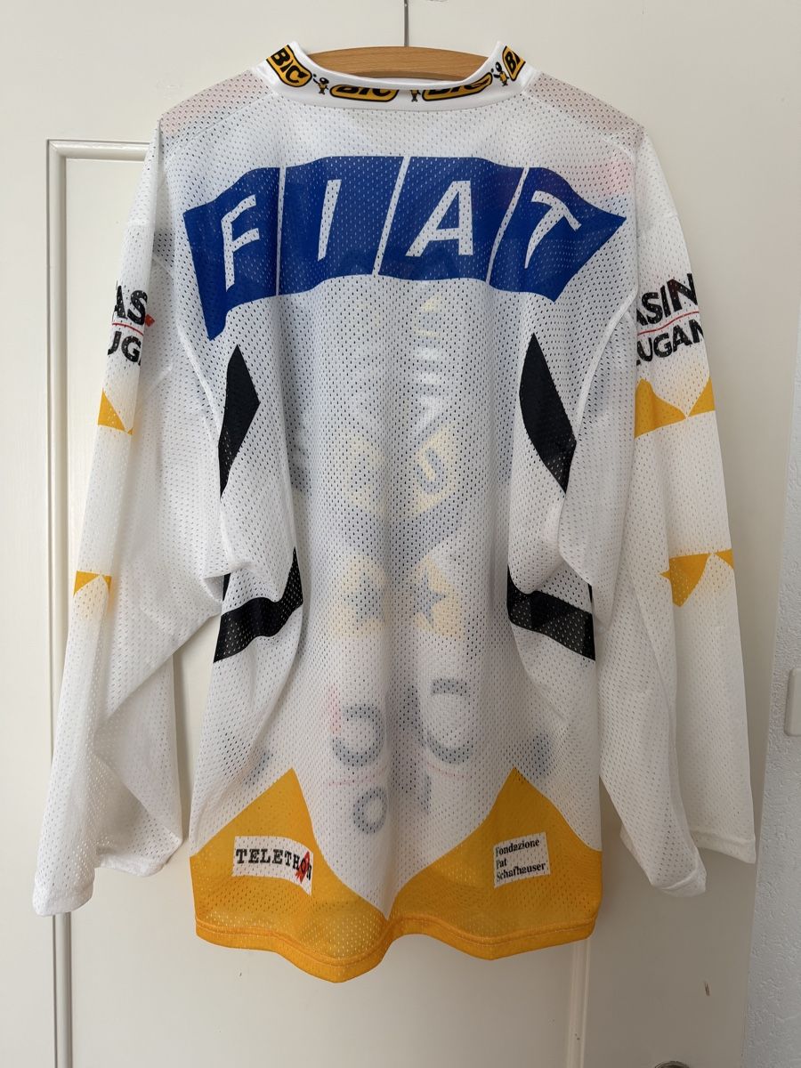 Canottiere & Pantaloni: Original HC Lugano Trikot, Grösse M – Usato da Chur venduto da d_c_x9pk 1