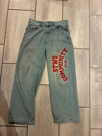Pull & Bear STWD Community Denim Jeans