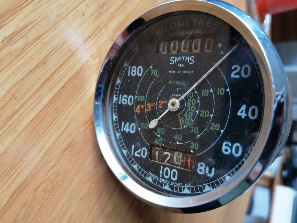 Tacho Compteur Smiths 190 KM H Auto Moto Oldtimer Antik Rare Kaufen Auf Ricardo