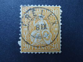 1863 Nr. 32 mit Vollstempel von TRELEX