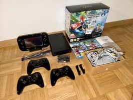 Nintendo Wii U Premium Pack OVP,  4 Controller + 2 Spiele