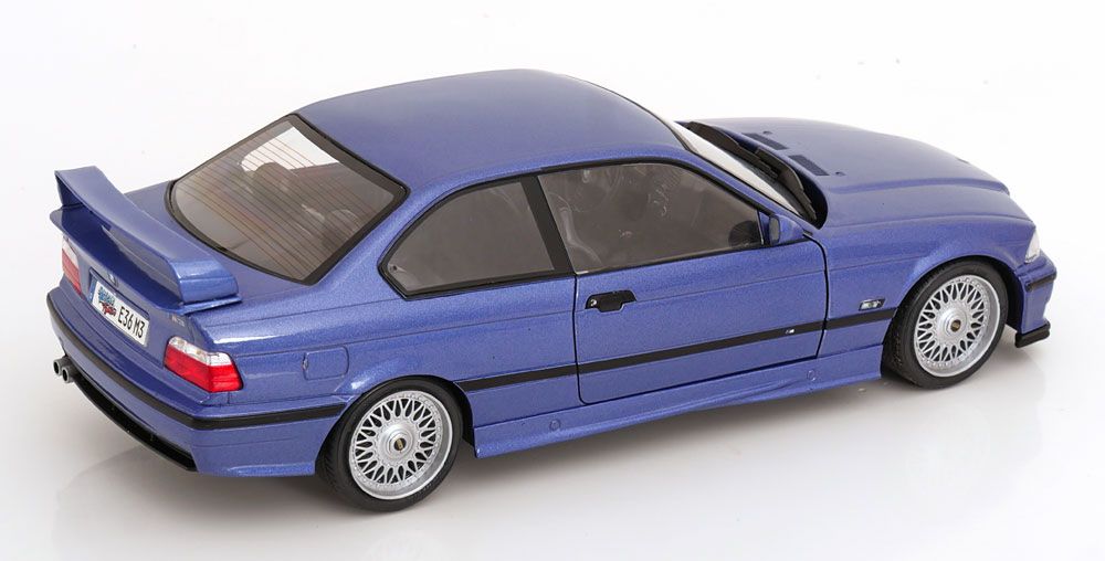 BMW Modellini d'auto: BMW M3 E36 COUPÉ 1990 BLAUMETALLIC 1:18 SOLIDO – Nuovo e nell'imballaggio originale da Suhr venduto da Moebelsiralfred 1