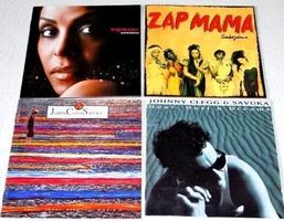 4CD's - Johnny Clegg X 2CD's + Zap Mama X 2CD's