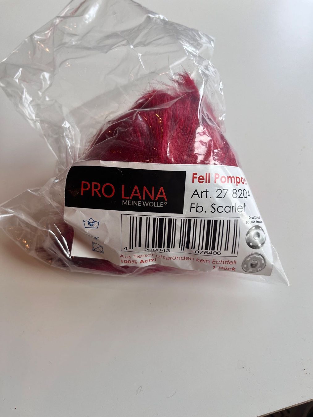 Pro Lana Lana: Kunstfell Pompon Pro Lana – Nuovo e nell'imballaggio originale da Büsserach venduto da bor_s88m