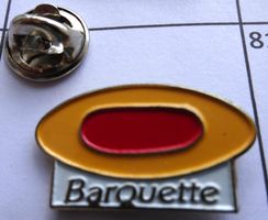 Pin BAROUETTE  gelb rot