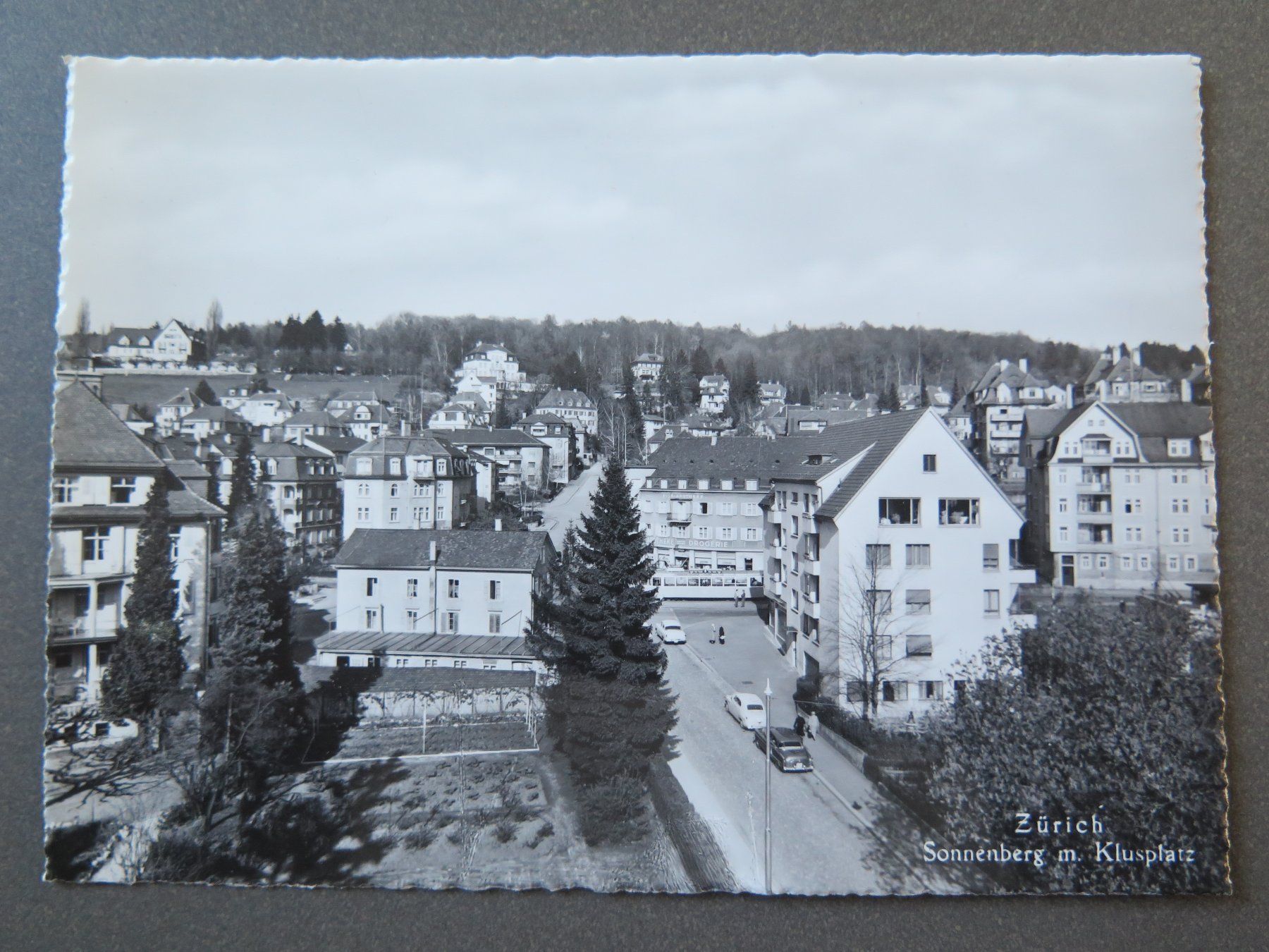 Cartoline postali: ZÜRICH - SONNENBERG M. KLUSPLATZ – Usato da Wittenbach venduto da lipasal