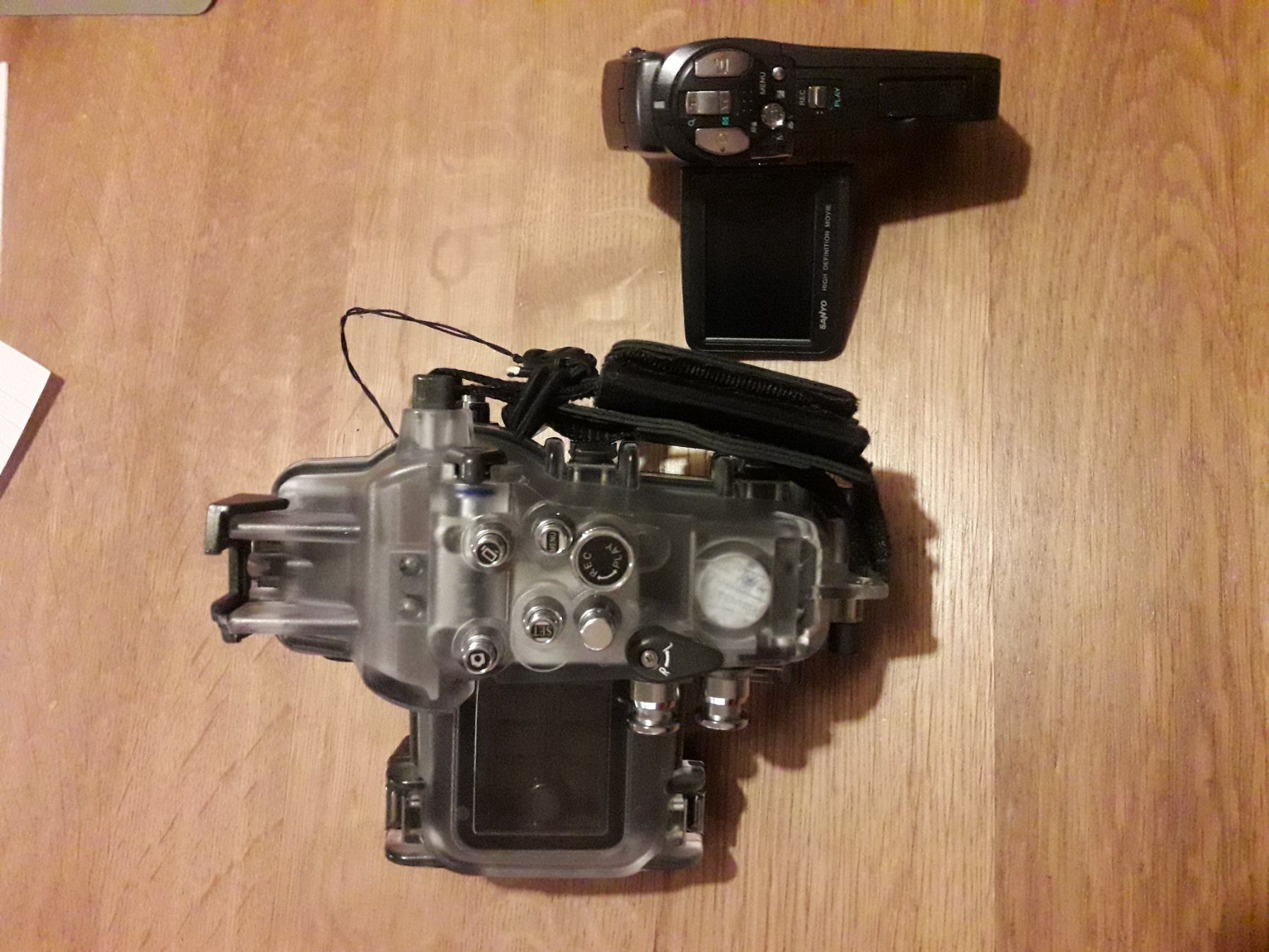 Sanyo Videocamere: Unterwasser Kamera Tauchen Sanyo Weitwinkel – Usato da Degersheim venduto da Alphi 1