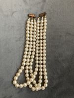 Wunderschöne Perlen Collier m Silber