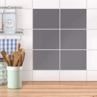 Fliesenfolien Grau 6er Set 25x20cm (neu, UVP 34.90 Fr.)