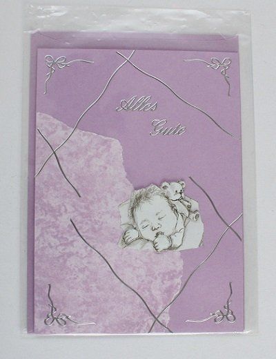 Cartoline: Karte Baby "alles Gute" – Nuovo (secondo la descrizione) da Schlatt TG venduto da glueckwunschkarte.22