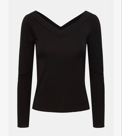 Pieces - Langarmshirt - black. Grösse XS. Neu! Nie getragen.
