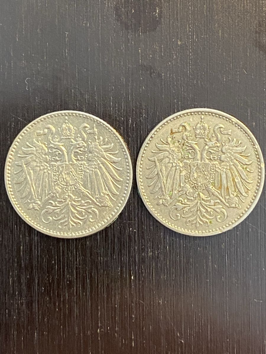 Alle Münzen: Autriche, 10 Heller 1893, 1894 Nickel – Gebraucht aus Corsier-sur-Vevey von Ginoarturo 1