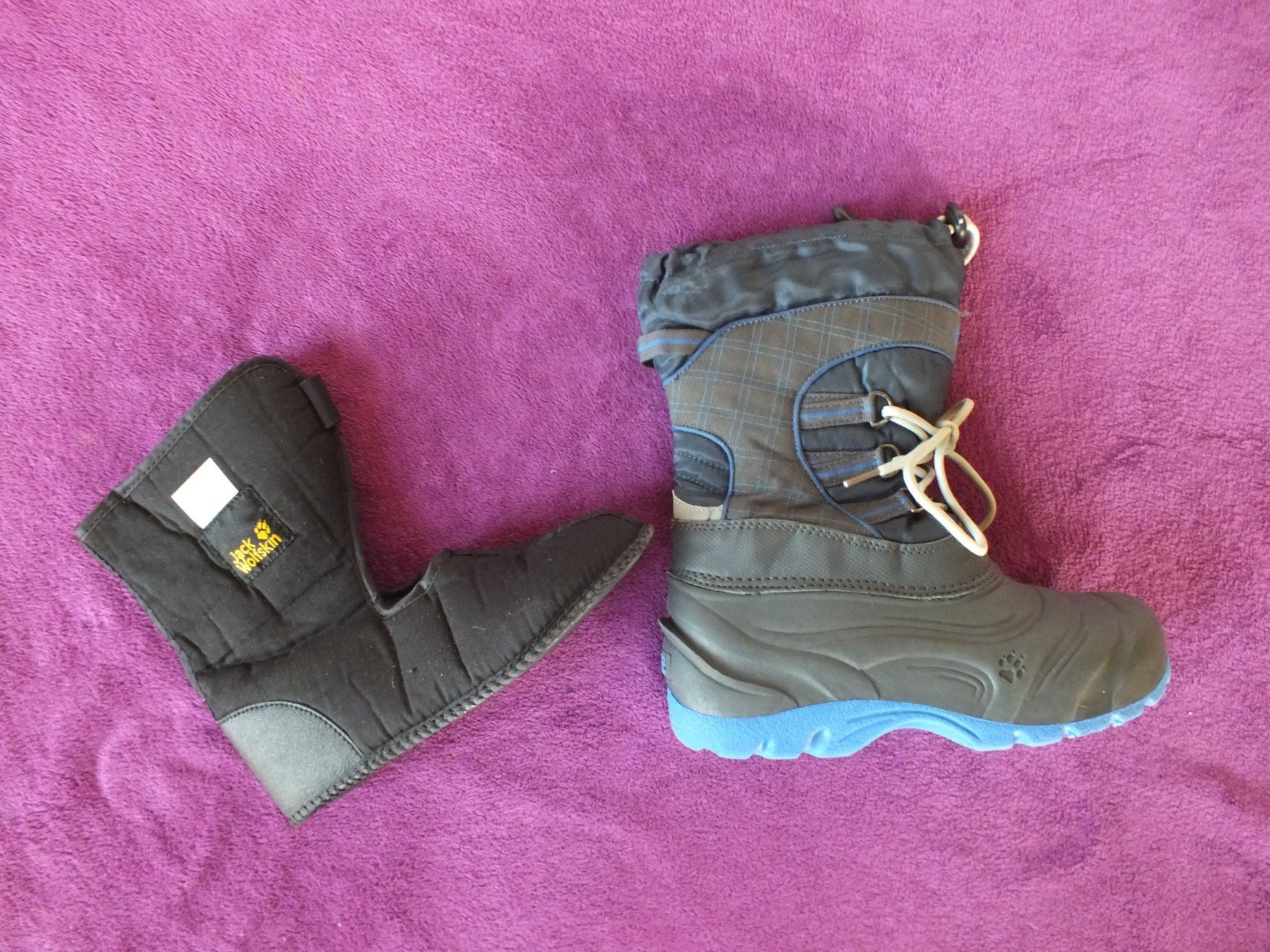 Jack Wolfskin Scarpe per ragazzi: Jack Wolfskin Winterstiefel Snowpacker Gr.34 – Usato da Müllheim Dorf venduto da Seeeule01 2