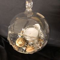 Glaskugel Dekokugel Pflanzkugel Weihnachtsdeko