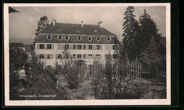Ansichtskarten: AK Rheineck, Hotel Custerhof, 1923 – Gebraucht aus Berlin von bartko-reher