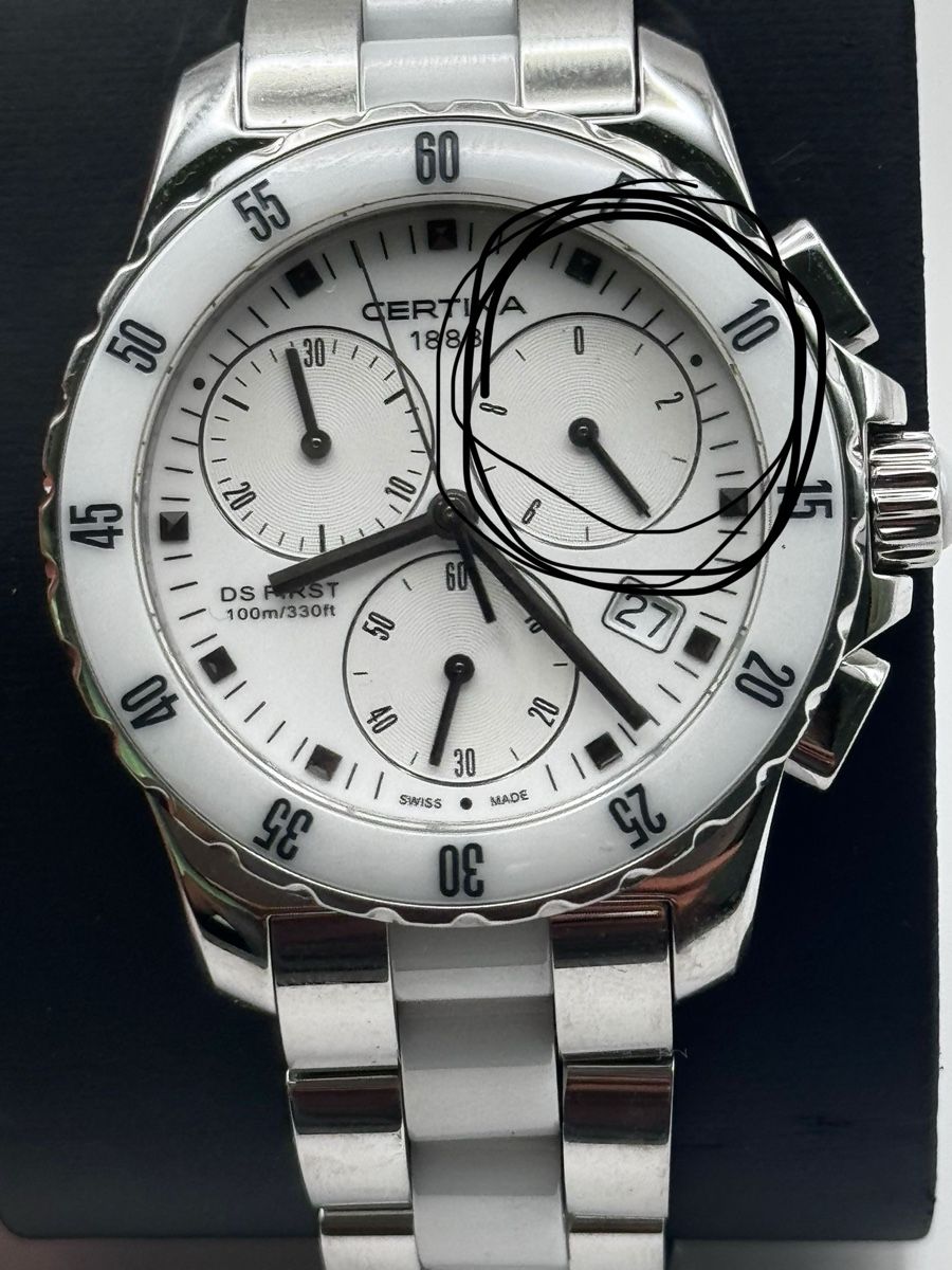 Certina Orologi: Certina DS First Damenuhr Chronograph – Usato da Hunzenschwil venduto da MeliT 5