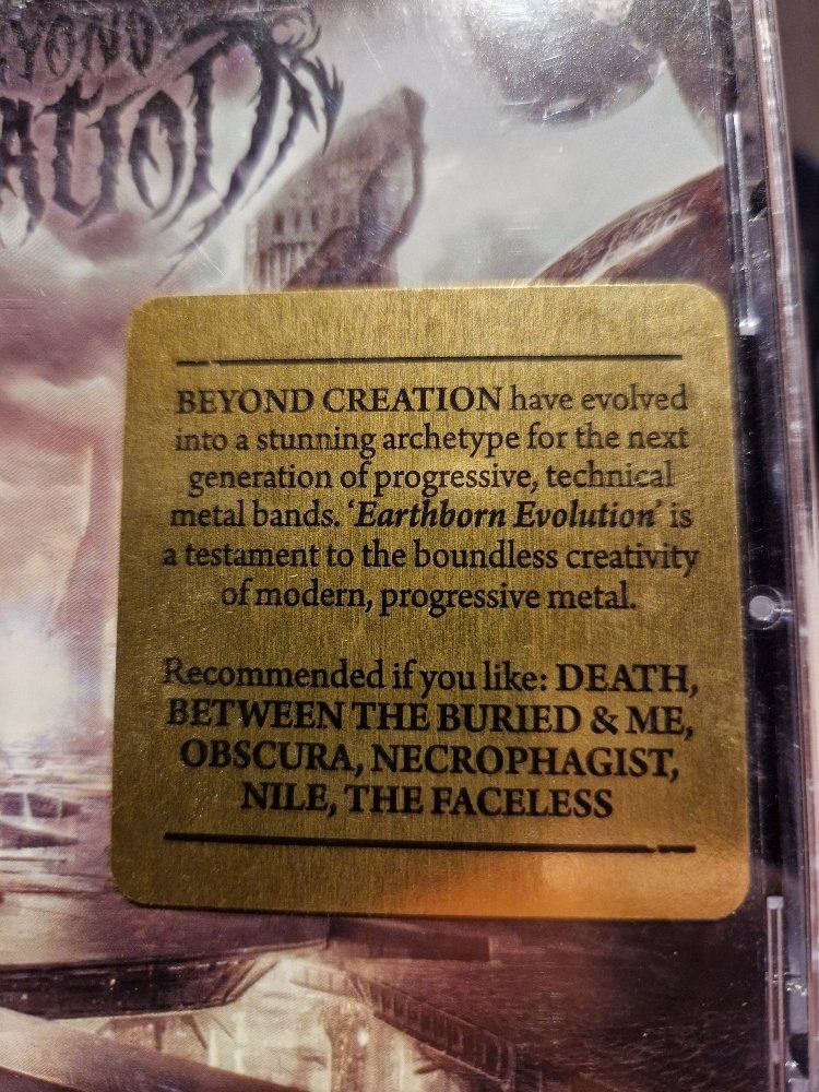 CD: Beyond Creation – Earthborn Evolution - Vergriffen - b – Usato da Brittnau venduto da Zibu 3