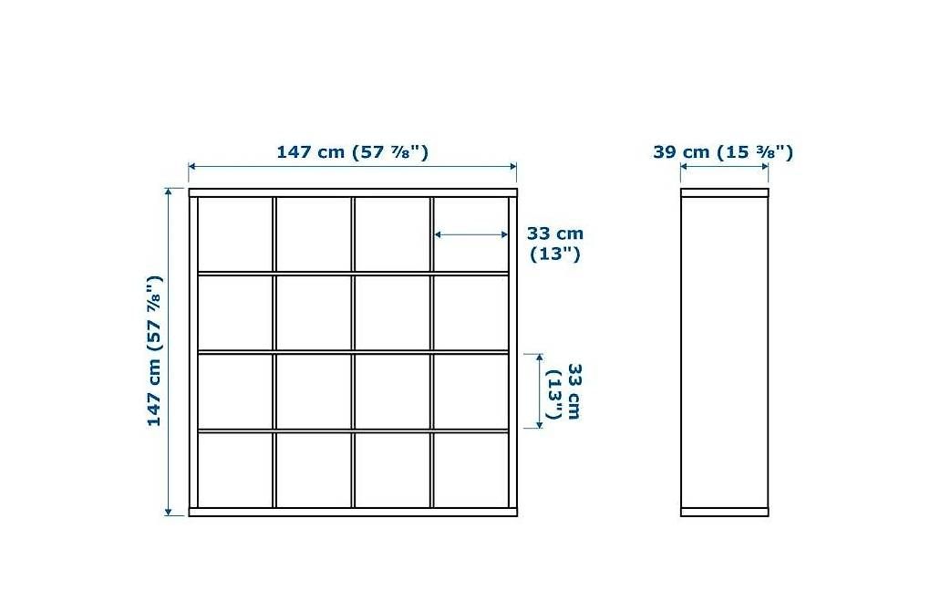 Regale: IKEA KALLAX Regal 4x4  Birkenoptik – Gebraucht aus Flurlingen von Amora87 1