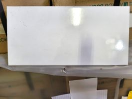 ABK Steinzeug-Fliesen weiss12.5 x 25 / 1 Karton ca. 1.26m²