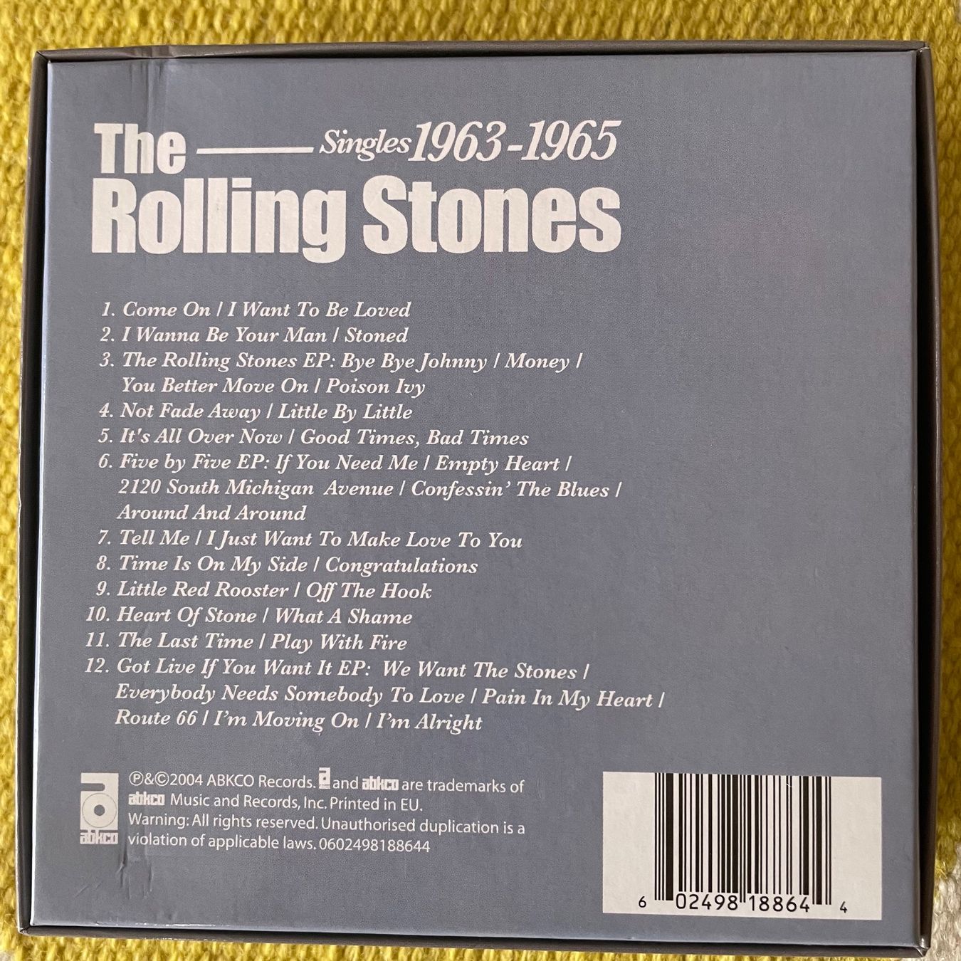 CD: ROLLING STONES-12SINGLES 1963-1965 – Usato da Rorschacherberg venduto da CD-Roli 1