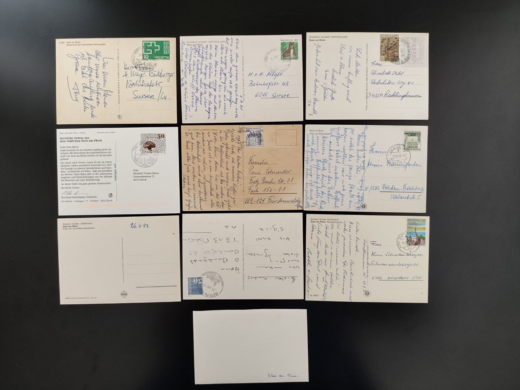 Cartoline postali: 10 AK Stein am Rhein ab ca, 1964 – Usato da Ohmstal venduto da Lebensfreude05 2