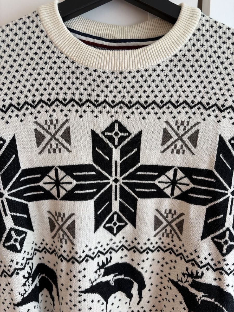 Pullover & Sweatshirts: Weihnachtspullover weiss schwarz – Gebraucht aus Zürich von Vittelo 1