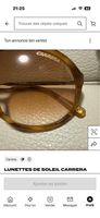 Lunettes de soleil Carrera femme homme aviateur marron