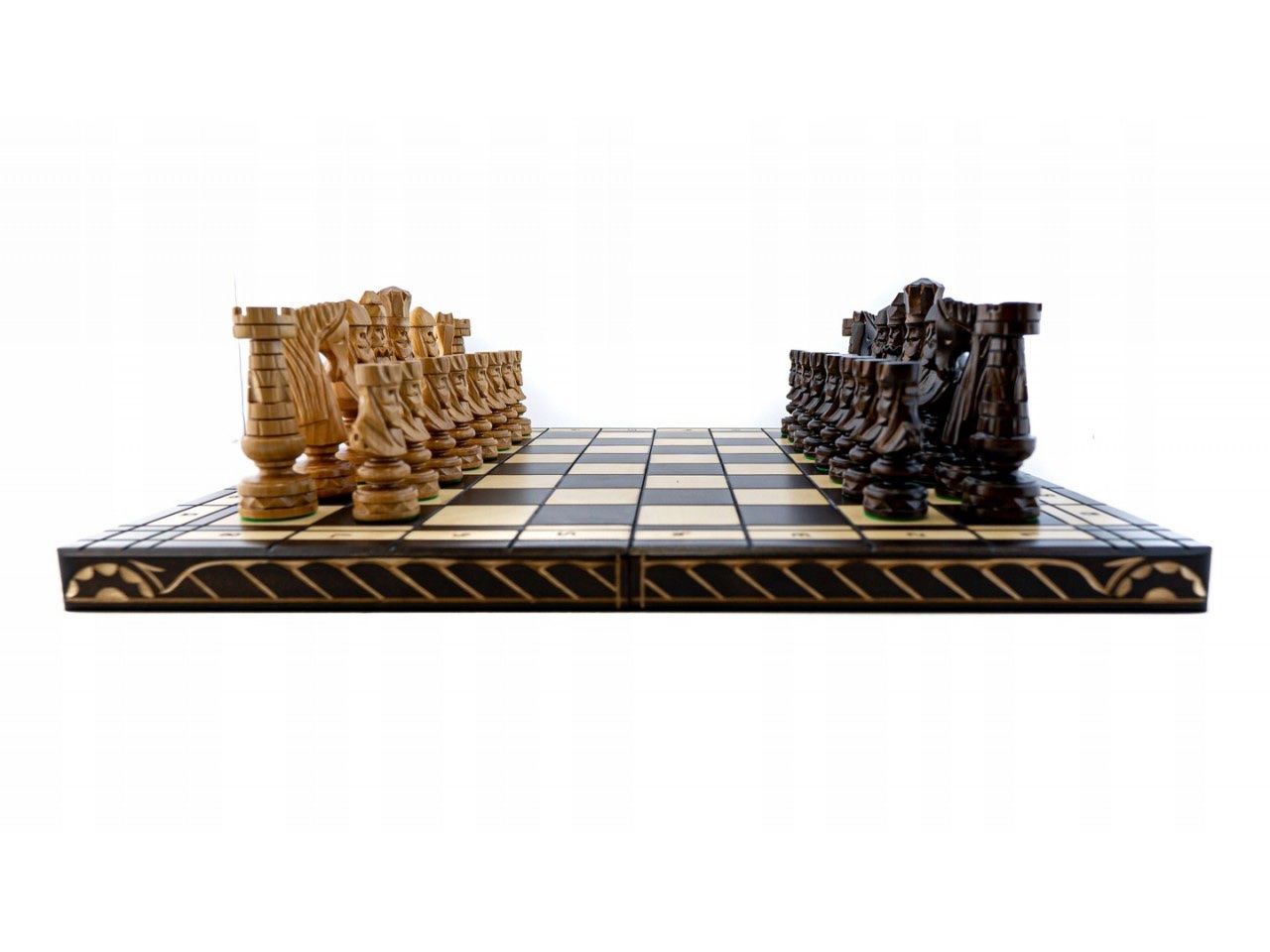 Spiele: Holz Schachbrett „Cezar“ Geschnitzt – Neu und originalverpackt aus Buchs Zh von bar_7kk7 6