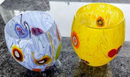 2 Murano Gläser, Unikate, handgemacht👍