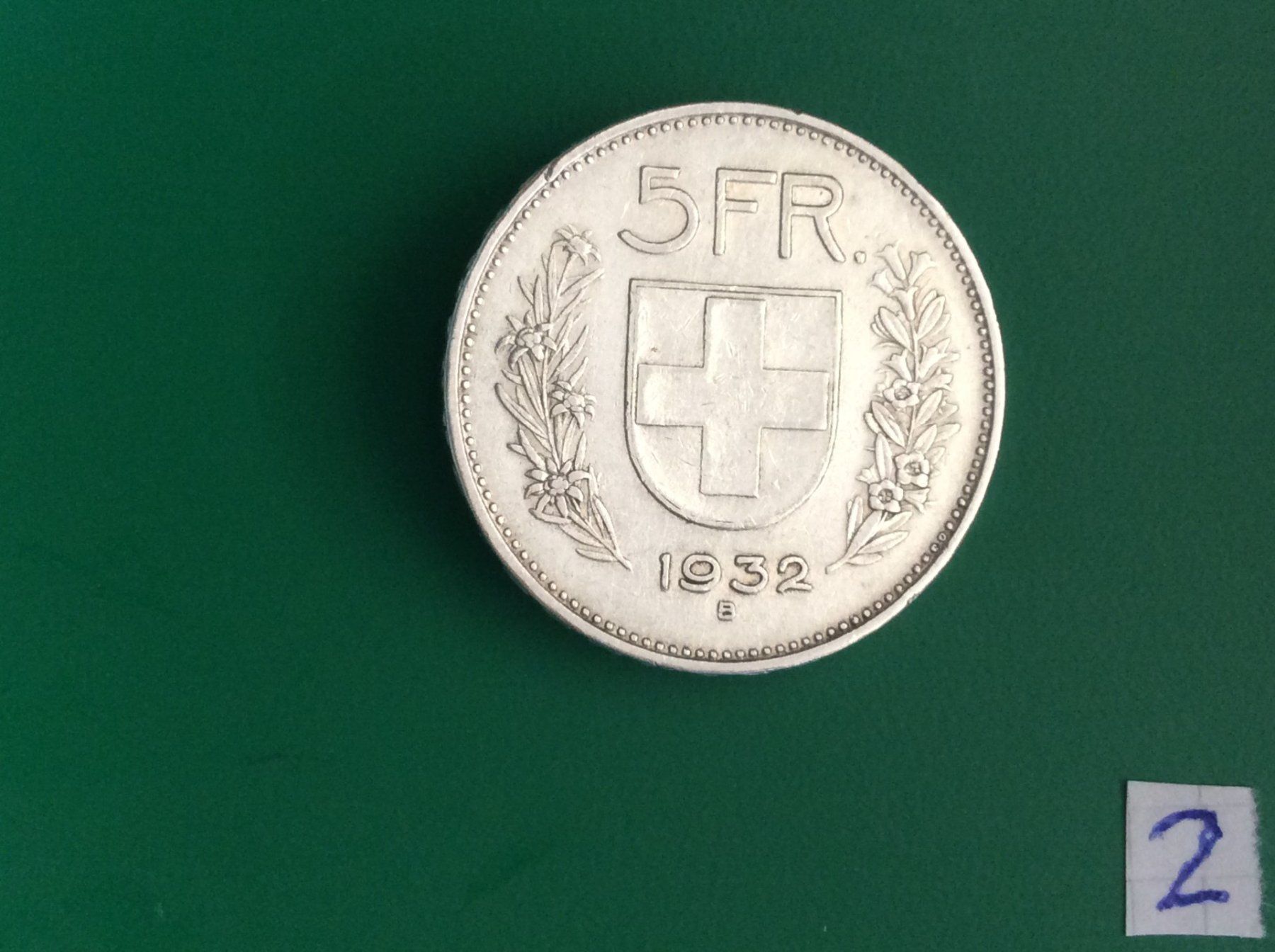 Tutti le monete: 5 francs  1932  Jolie – Usato da Genève venduto da pie_fh2d