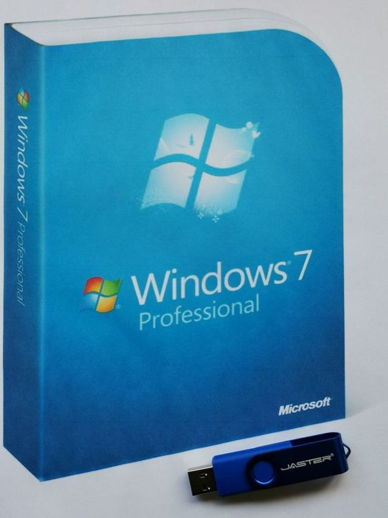Windows 7 Professional auf USB Stick (Neu und originalverpackt) in Mels ...
