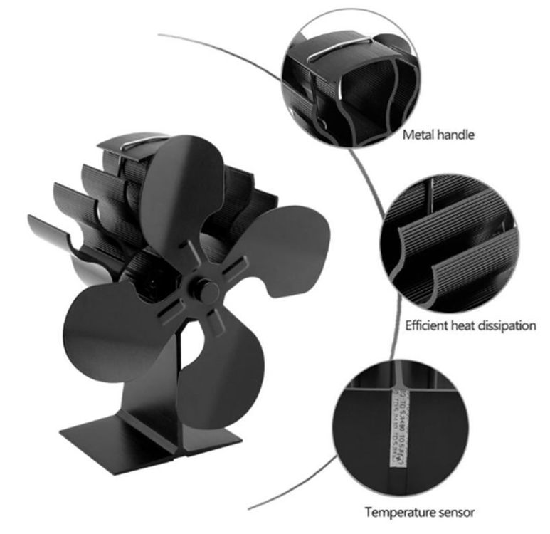 Stromloser Ventilator F R Kamin Holz Fen Kaufen Auf Ricardo